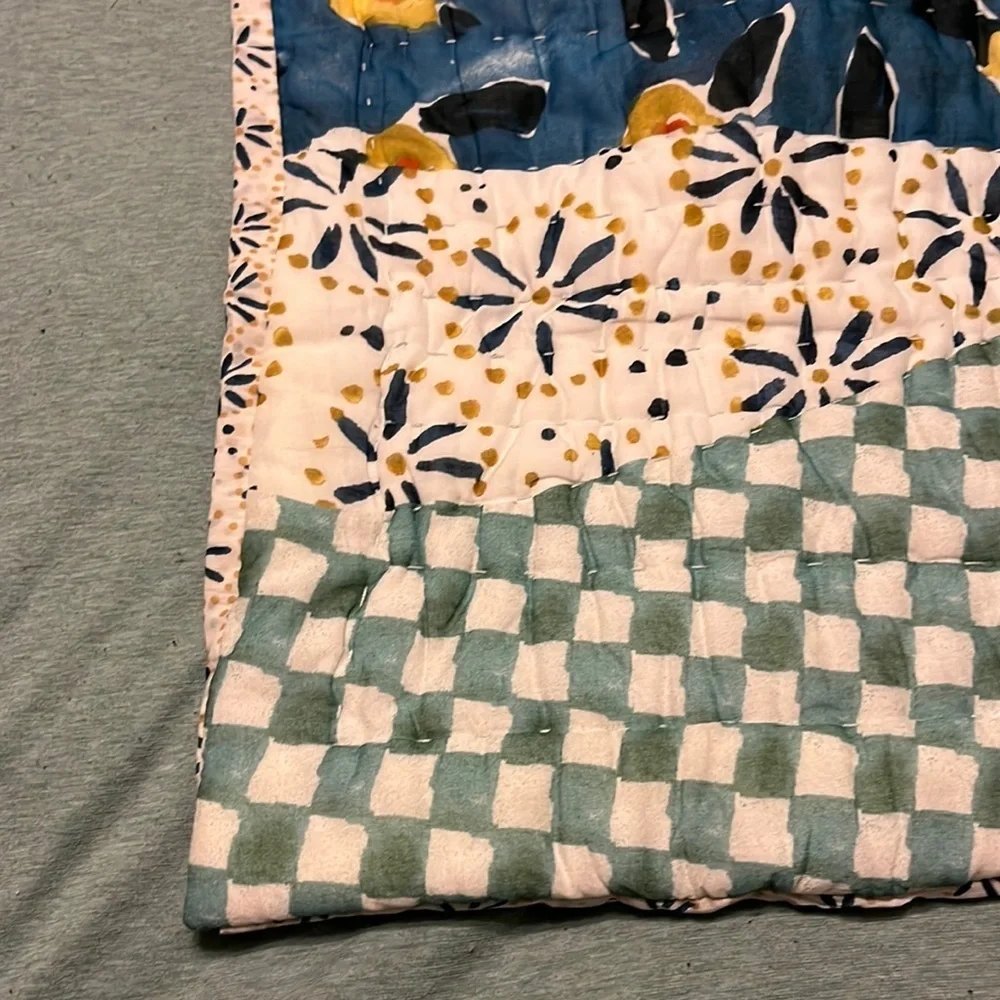 New Anthropologie Rosalind Quilt Euro Sham